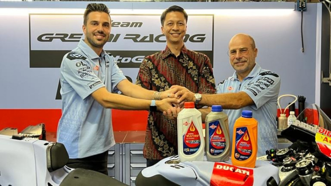 Kerjasama Gresini Racing dengan Federal Oil