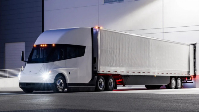 Truk listrik Tesla Semi