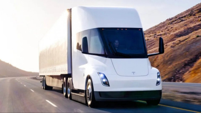 Truk listrik Tesla Semi