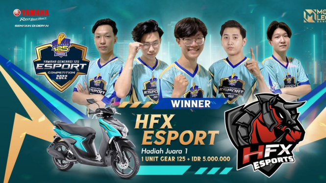 Kompetisi game Yamaha berakhir