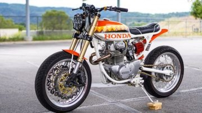 Modifikasi Honda CB350 Street Scrambler
