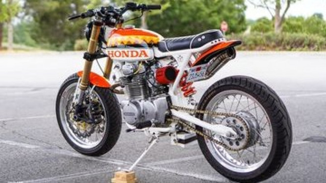 Modifikasi CB350 Street Scrambler