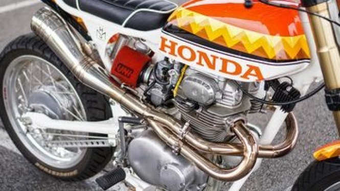 Modifikasi Honda CB350 Street Scrambler