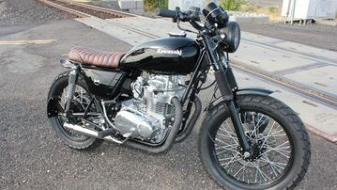 Modifikasi Kawasaki KZ400 Street Scrambler