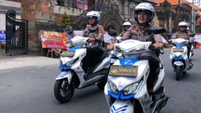 Motor listrik Polda Bali untuk KTT G20