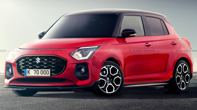Rendering Suzki Swift generasi terbaru