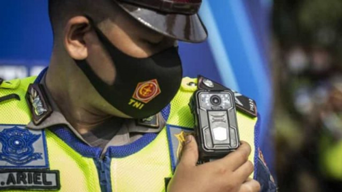 Polisi gunakan kamera di badan atau bodycam