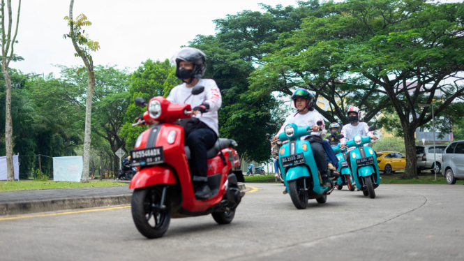 Touring Sumpah Pemuda Yamaha Fazzio