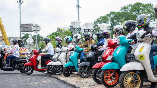 Touring Sumpah Pemuda Yamaha Fazzio