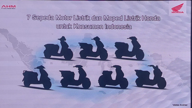 AHM bakal luncurkan 7 model motor listrik hingga 2030