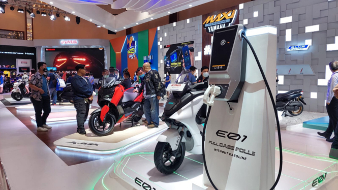 Booth Yamaha di IMOS 2022