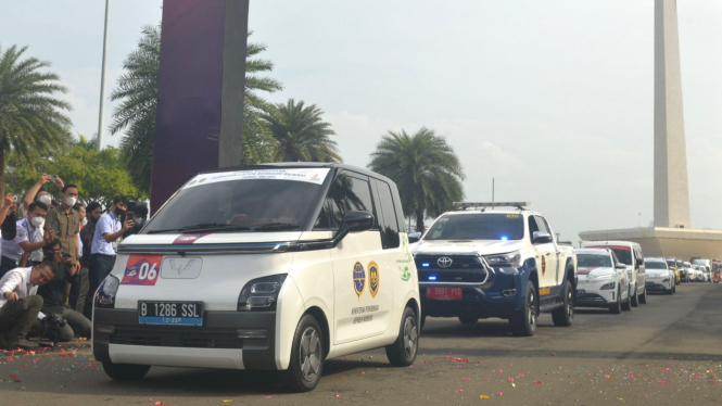 Wuling Air ev touring Jakarta-Bali KTT G20