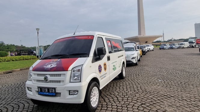 DFSK Gelora E touring Jakarta-Bali bareng Kemenhub