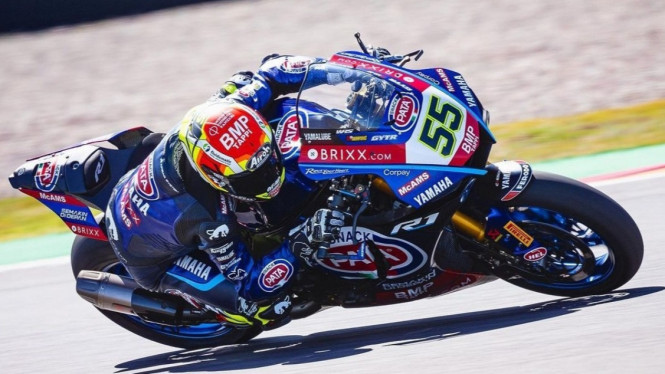 Andrea Locatelli Pembalap Pata Yamaha Brixx WorldSBK