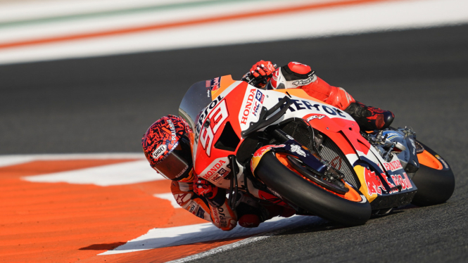 Pembalap Repsol Honda, Marc Marquez