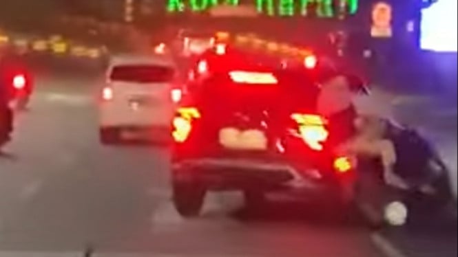 Hyundai Creta tabrak lari di Bekasi