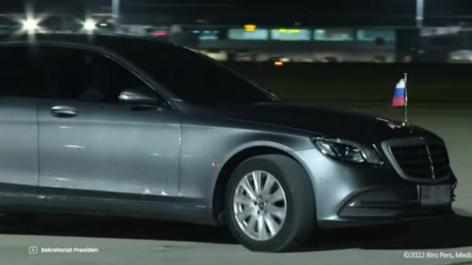 Mobil yang dipakai oleh Menter Luar Negeri Rusia di KTT G20 Bali