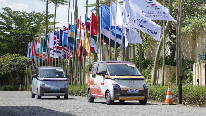 Wuling Air ev di KTT G20 Bali