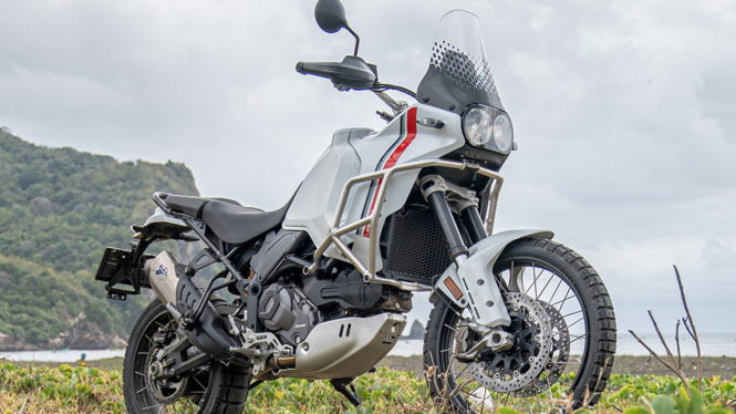 Motor petualang orang kaya, Ducati DesertX meluncur di RI