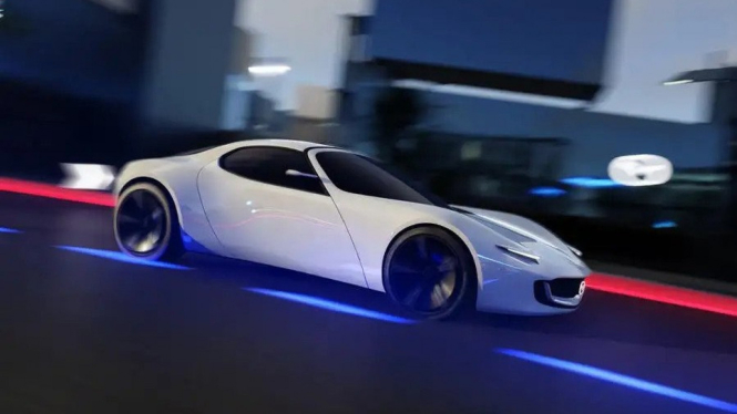 Konsep mobil listrik Mazda MX-5
