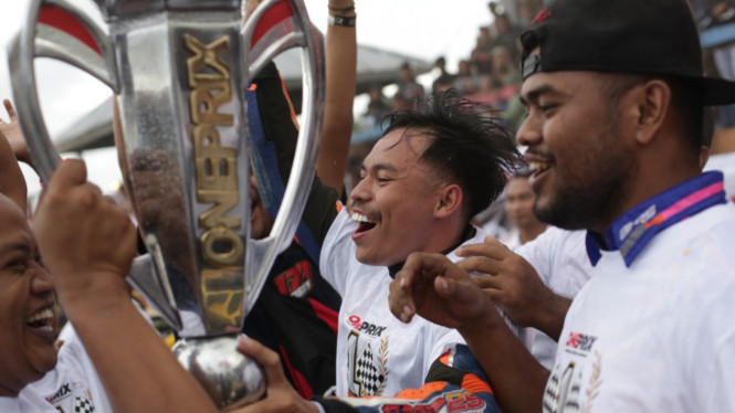 Reynaldi Pradana Juara Nasional Oneprix Kelas Expert (Oneprix 1)