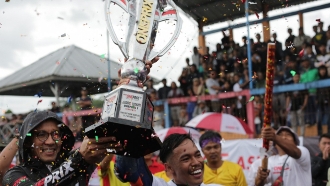 Reynaldi Pradana Juara Nasional Oneprix Kelas Expert (Oneprix 1)