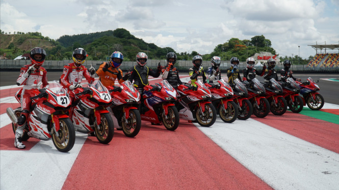 Honda CBR250RR Baru dibejek di Sirkuit Mandalika