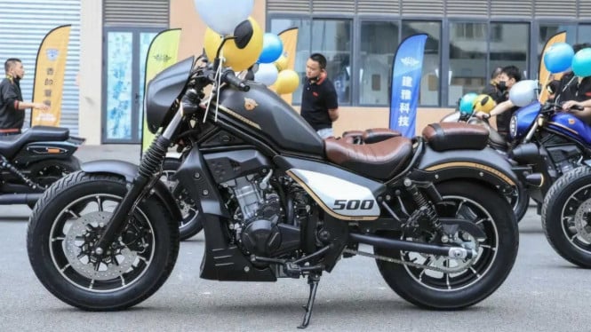 Cangyun 500 mirip Honda Rebel