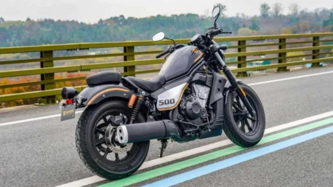 Cangyun 500 mirip Honda Rebel