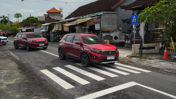 Peresmian marka jalan CSR Honda