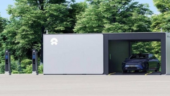 Tempat pengisian baterai mobil listrik tercepat di dunia