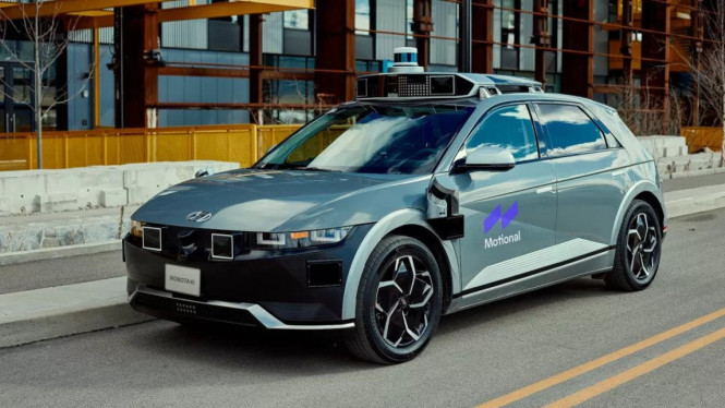 Taksi otonom Hyundai Ioniq 5