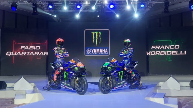 Pembalap Monster Yamaha, Fabio Quartararo dan Franco Morbidelli