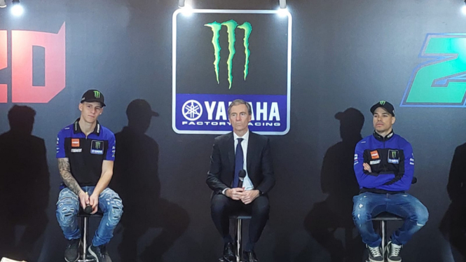 Fabio Quartararo (kiri) dan Franco Morbidelli
