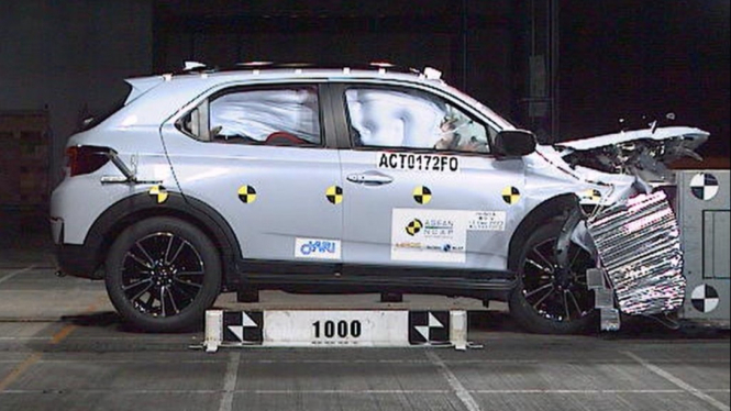 Hasil uji tabrak Honda WR-V di NCAP