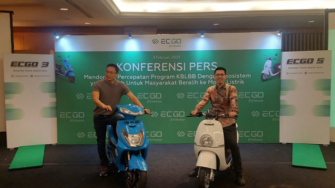 Motor listrik Ecgo 3 dan Ecgo 5