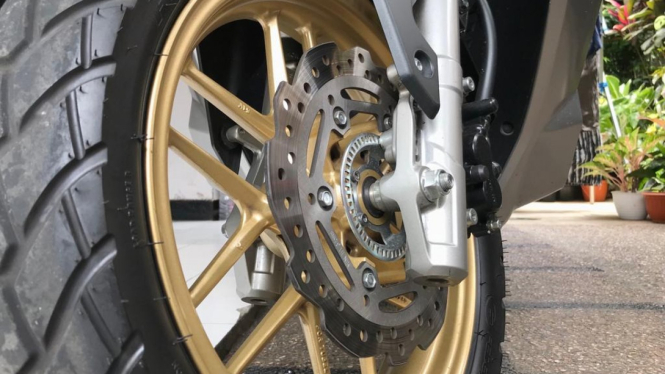 Tanda kampas rem motor habis
