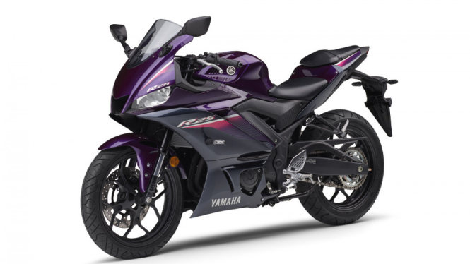 Yamaha YZF-R25 warna ungu