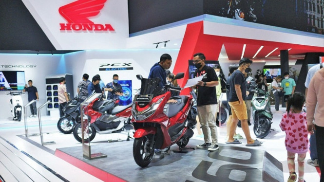 Penjualan motor Honda di IIMS 2023