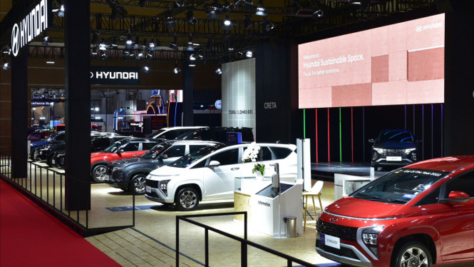 Booth Hyundai di IIMS 2023