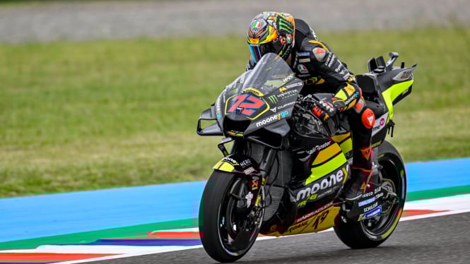 Pembalap Mooney VR46 Ducati, Marco Bezzecchi