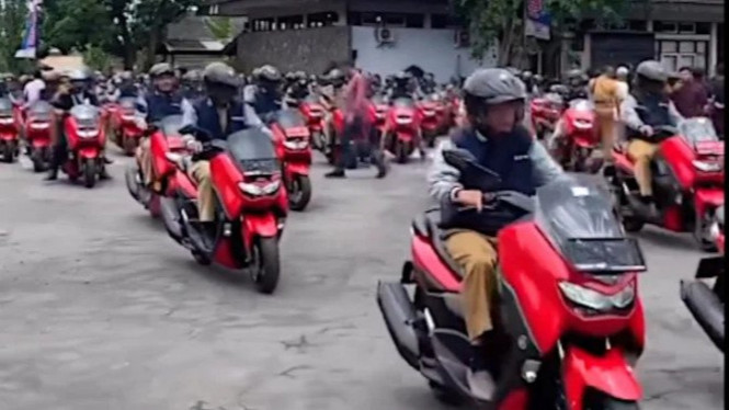 Kades dan Lurah Wonogiri dapat Yamaha Nmax