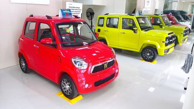 Mobil listrik murah meriah asal China melantai di RI