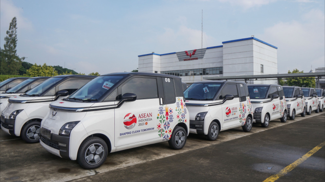 50 unit Wuling Air ev untuk KTT Asean