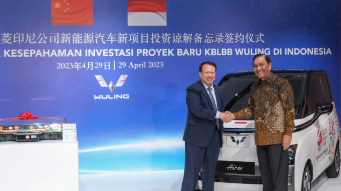 Wuling Motors bikin baterai mobil listrik di RI