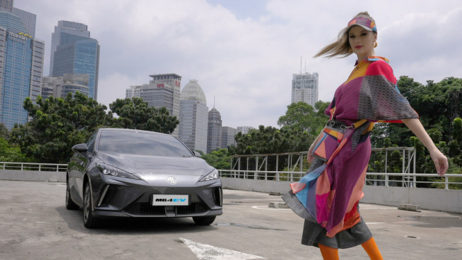 MG 4 EV hadir di PEVS 2023