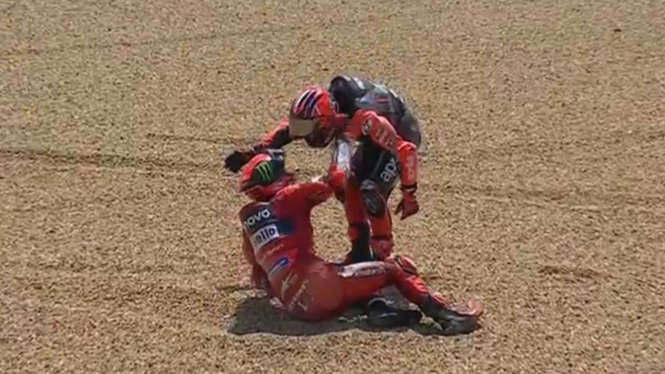 Francesco Bagnaia dan Maverick Vinales