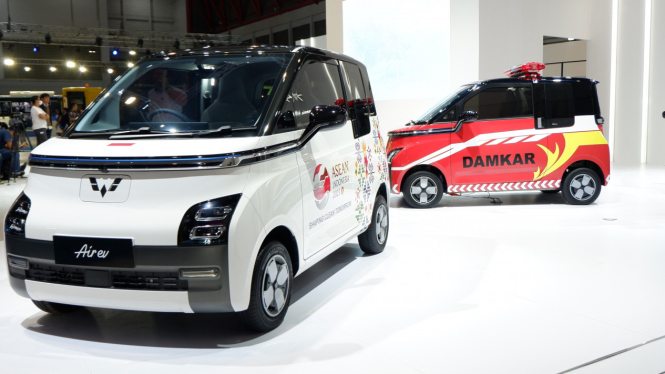 Pemadam kebakaran pakai Wuling Air ev