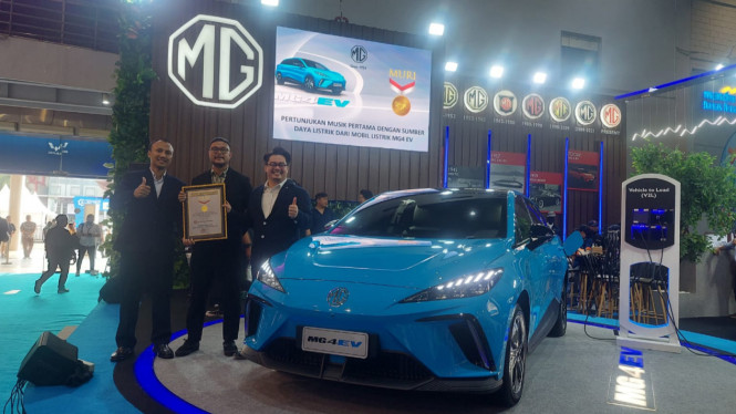 Rekor Muri untuk MG4 EV di ajang PEVS 2023