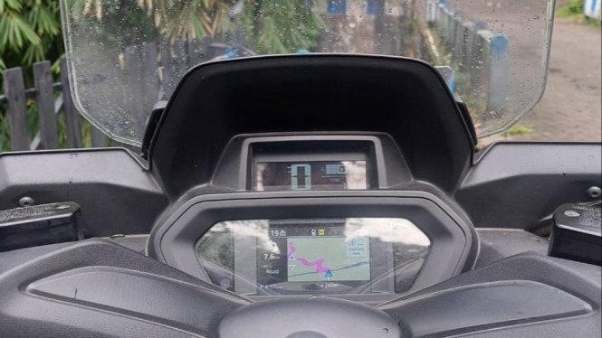 Navigasi di Yamaha Xmax Connected